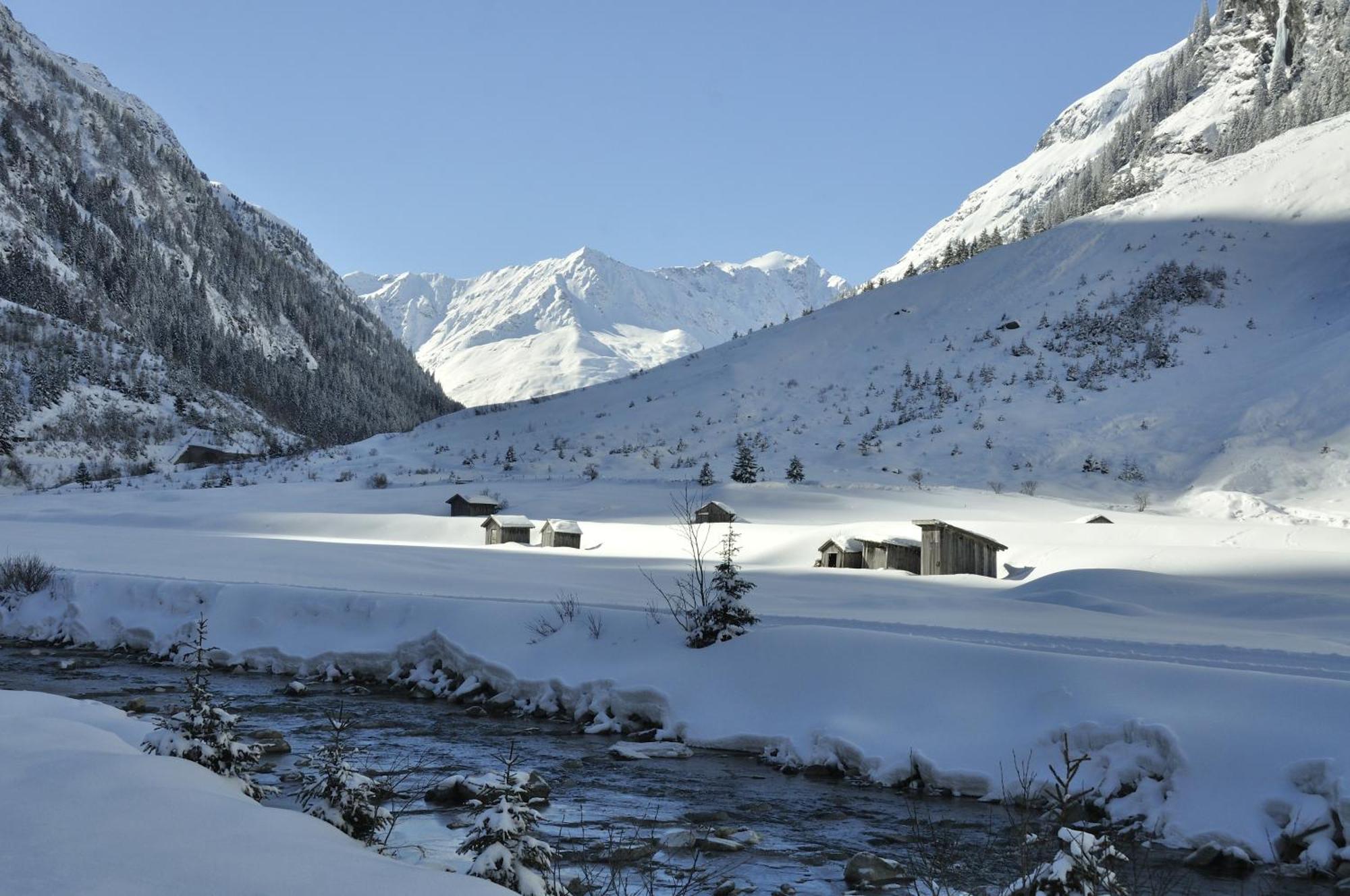 Haus Astoria Apartment Sankt Leonhard im Pitztal Bagian luar foto